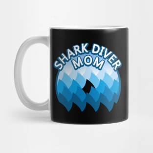 shark diver mom Mug